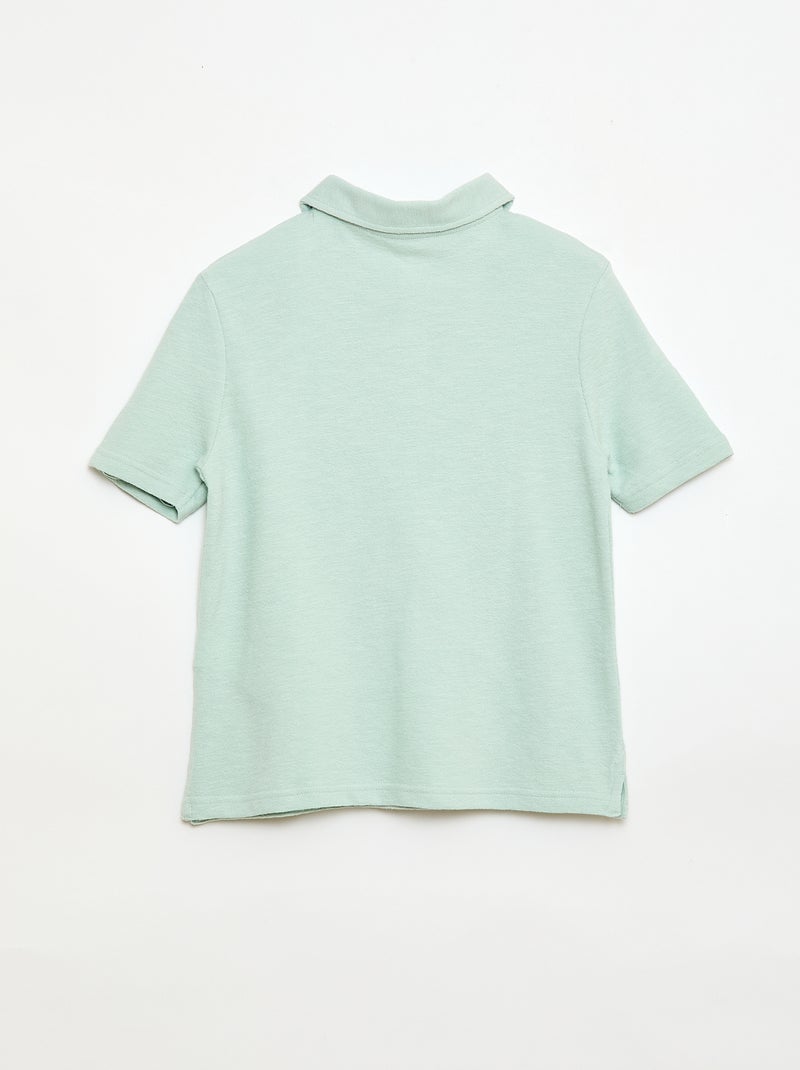 T-shirt polo Blauw - Kiabi