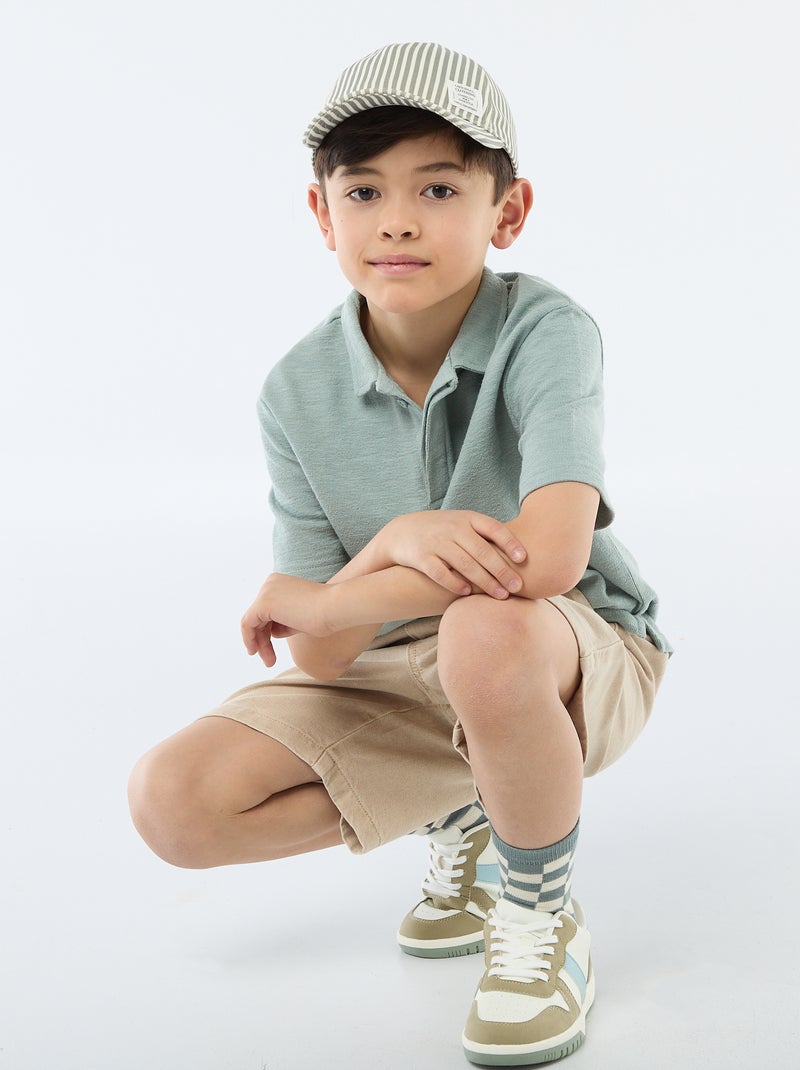 T-shirt polo Blauw - Kiabi