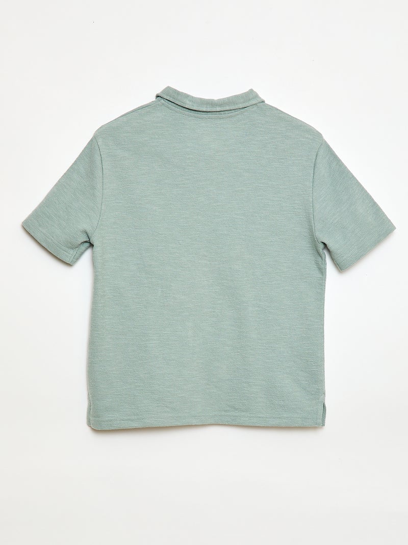T-shirt polo Blauw - Kiabi