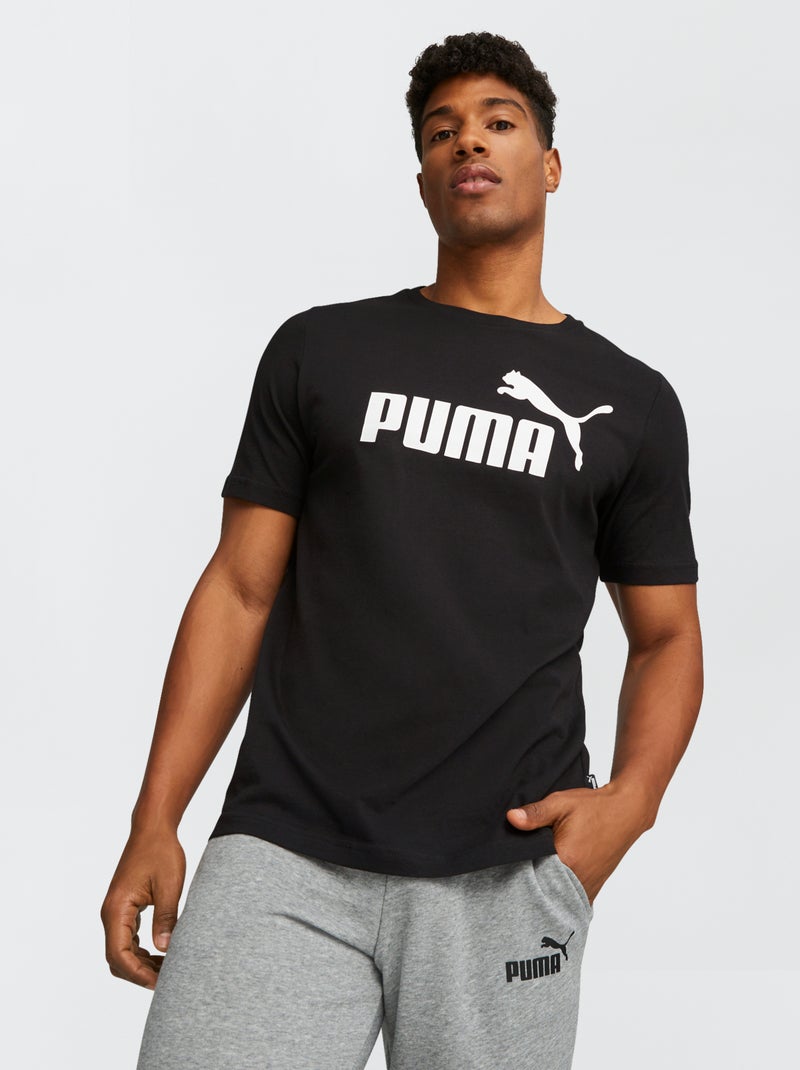 T-shirt 'Puma' ZWART - Kiabi