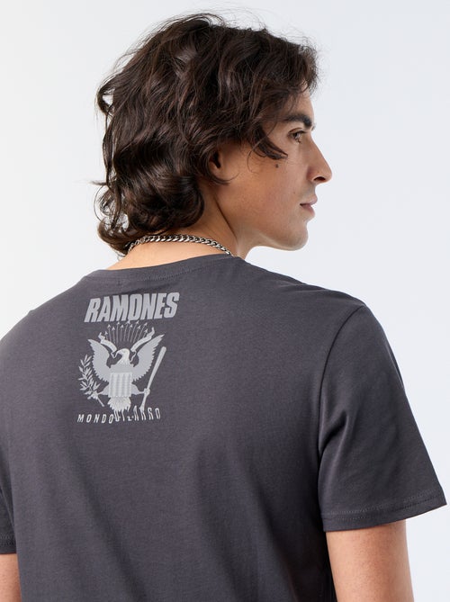 T-shirt 'Ramones' met korte mouwen - Kiabi