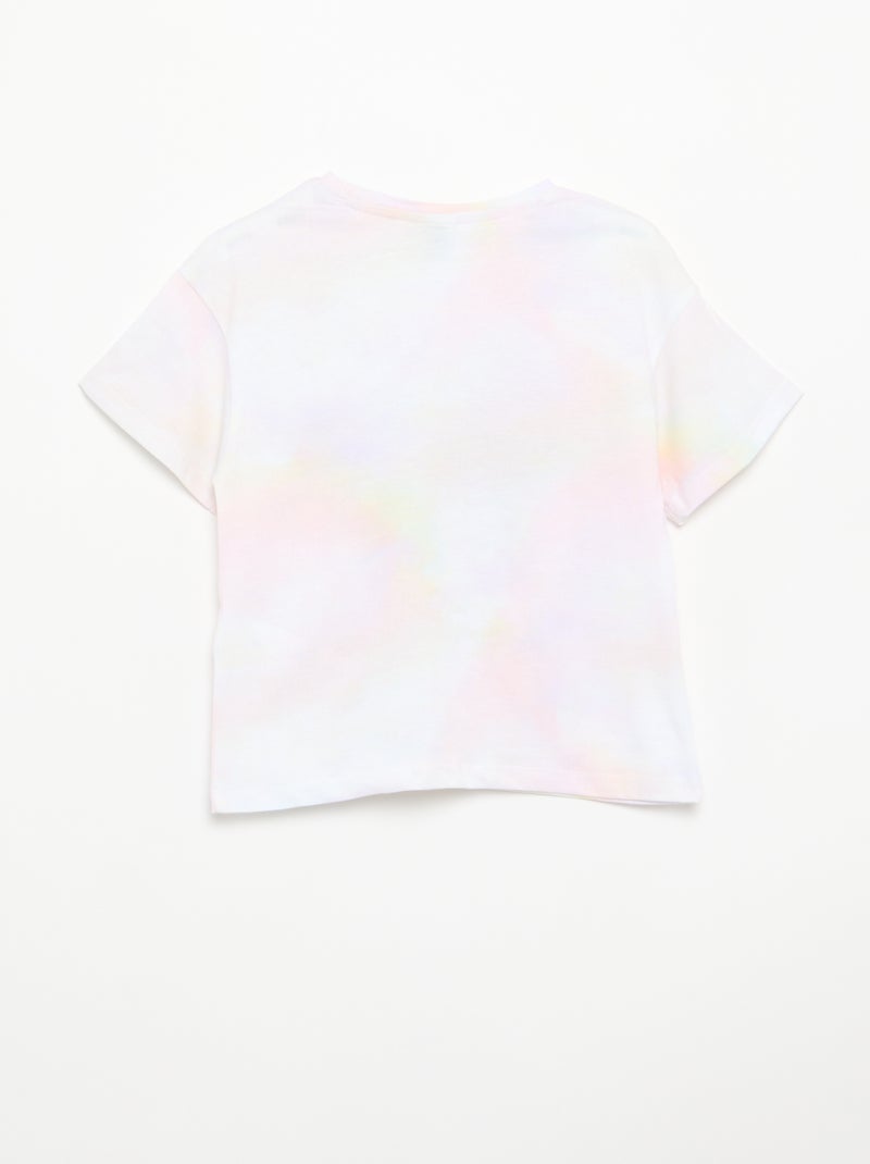 T-shirt 'Sanrio kuromi' van katoen met korte mouwen Rose - Kiabi