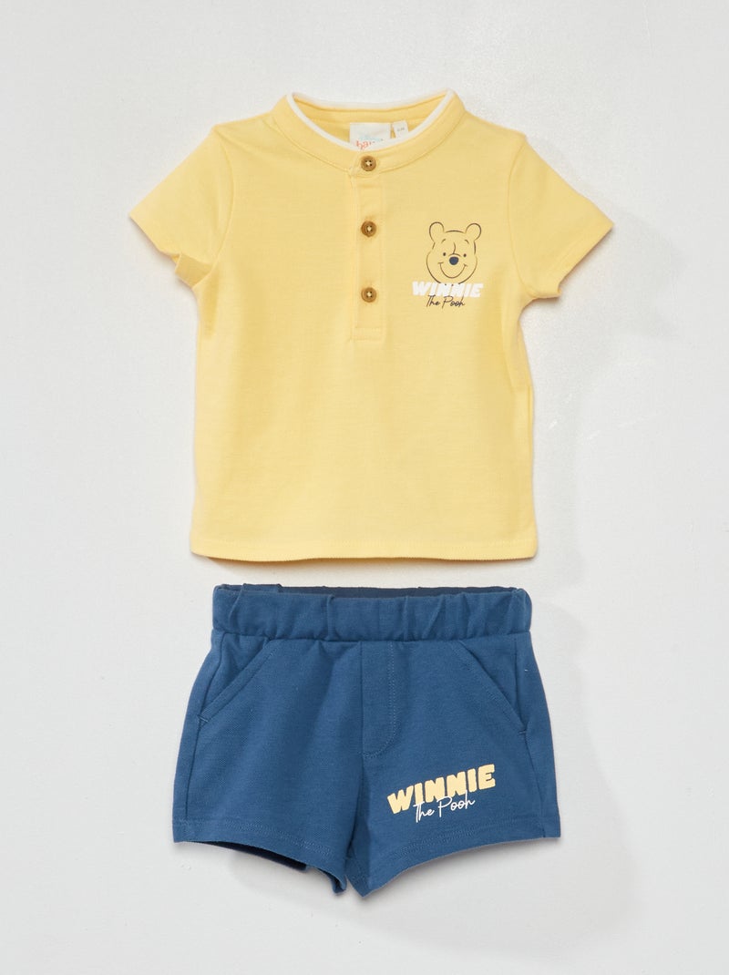 T-shirt + short 'Winnie' GEEL - Kiabi