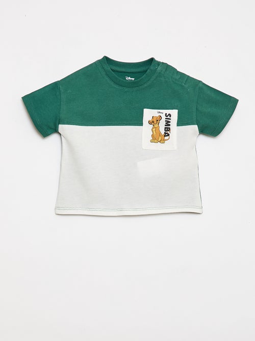 T-shirt 'Simba' met borstzak 'Disney' - Kiabi