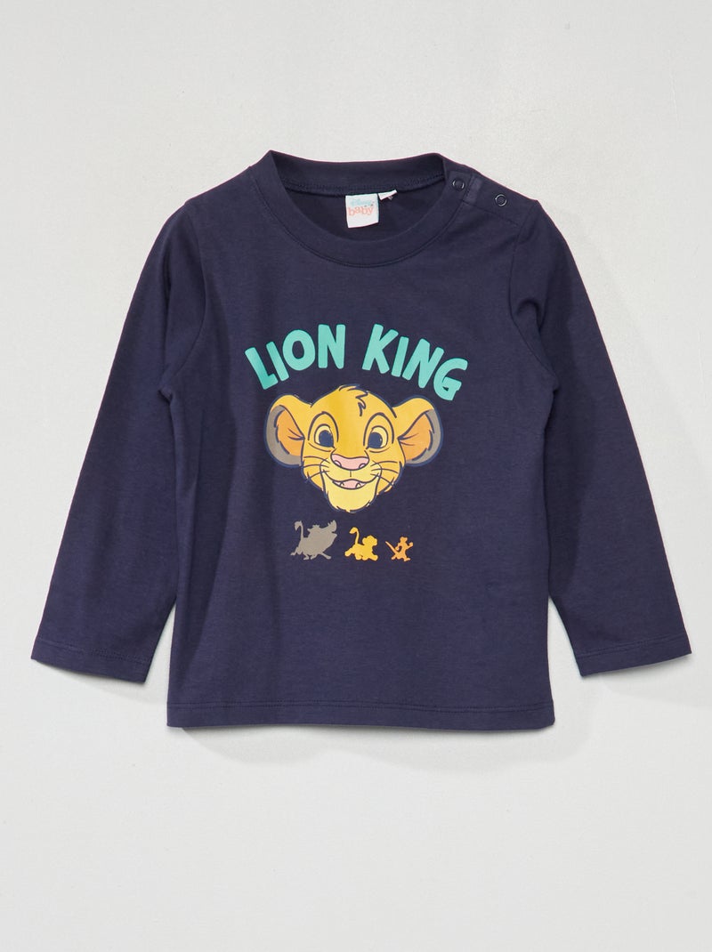 T-shirt 'Simba' van 'Disney' BLAUW - Kiabi