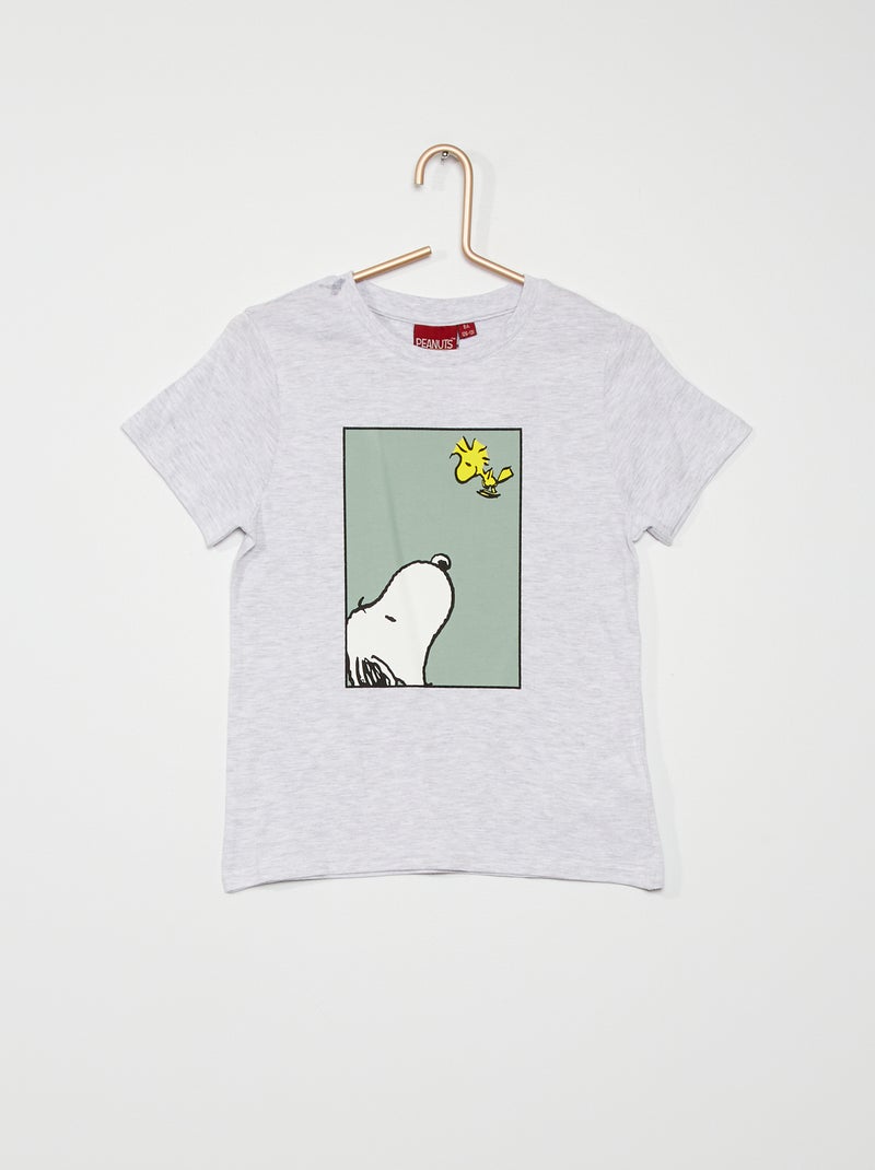 T-shirt 'Snoopy' GRIJS - Kiabi