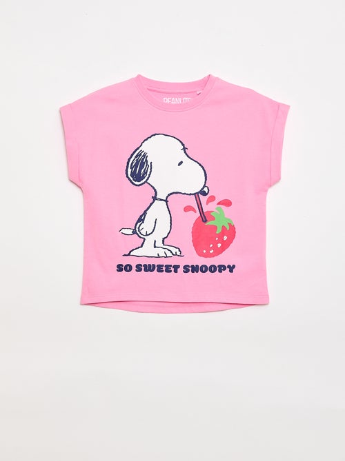 T-shirt 'Snoopy' met korte mouwen - Kiabi