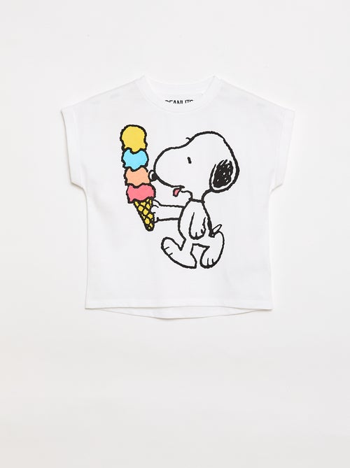 T-shirt 'Snoopy' met korte mouwen - Kiabi