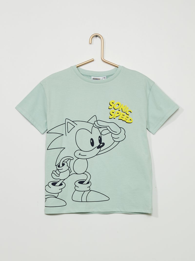 T-shirt 'Sonic' blauw - Kiabi