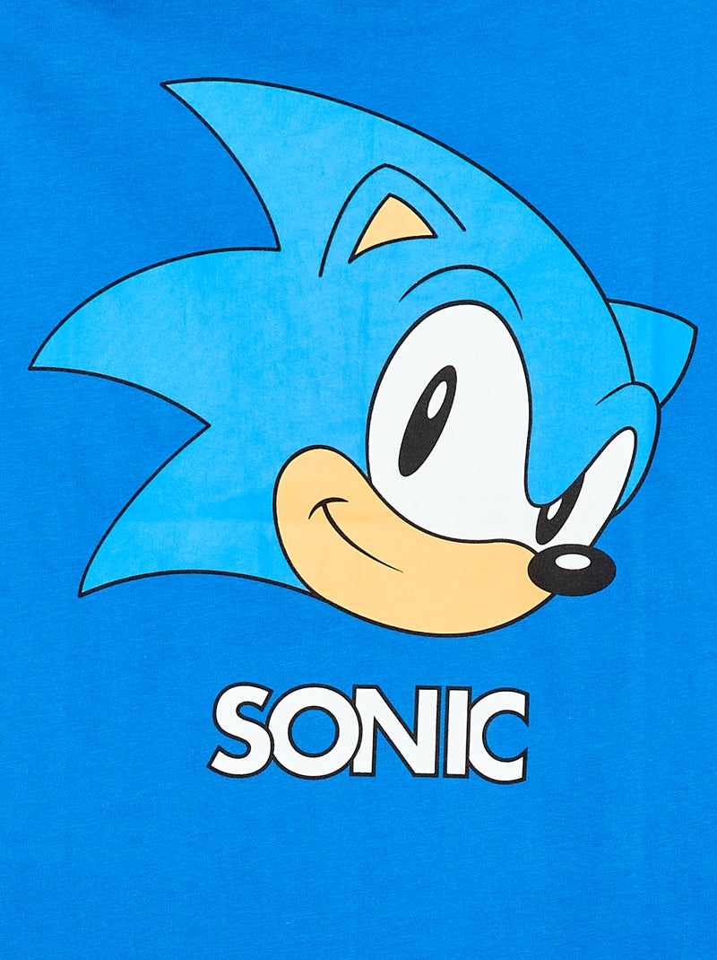 T-shirt 'Sonic' met korte mouwen Blauw - Kiabi