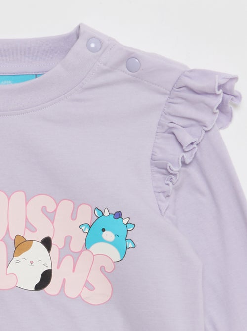 T-shirt 'Squichmallows' met ruches op de schouders - gemakkelijk aan te trekken collectie - Kiabi