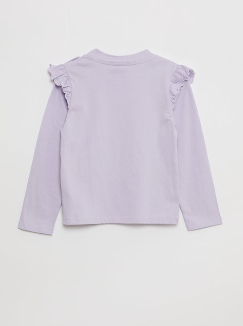 T-shirt 'Squichmallows' met ruches op de schouders - gemakkelijk aan te trekken collectie - Kiabi