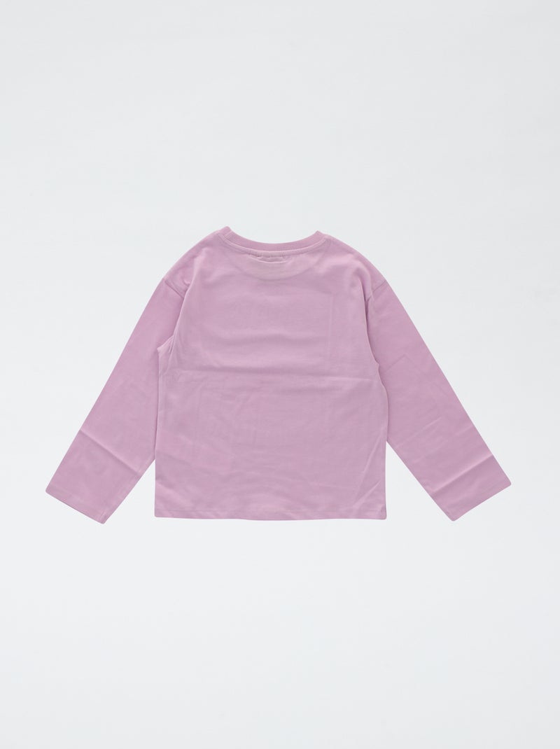 T-shirt 'Squishmallows' met lange mouwen paars - Kiabi