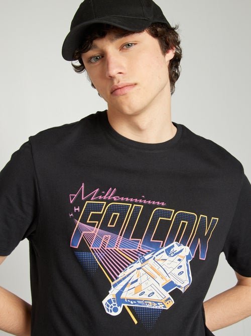 T-shirt 'Star Wars' 'Millennium Falcon' - Kiabi