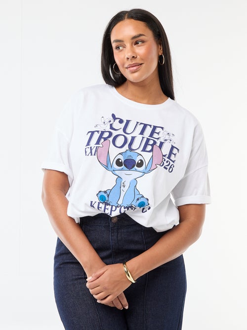 T-shirt 'Stitch' 'Disney' met korte mouwen - Kiabi