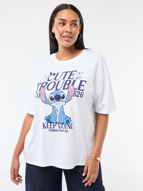 T-shirt 'Stitch' 'Disney' met korte mouwen - Kiabi