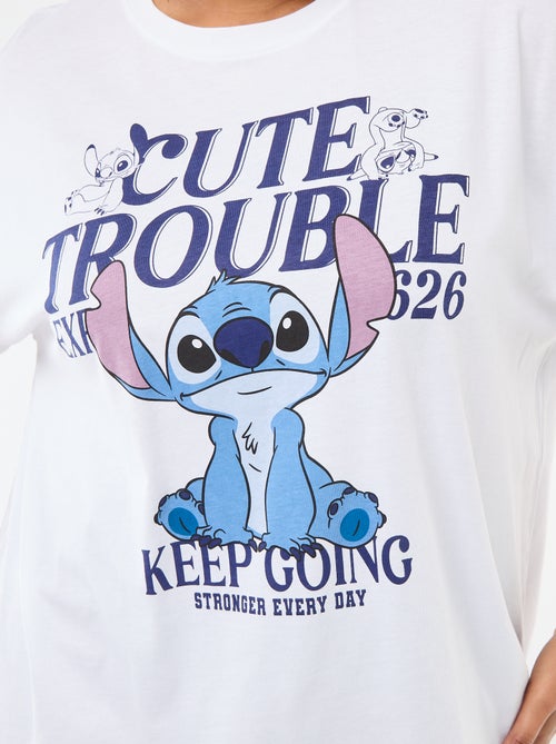 T-shirt 'Stitch' 'Disney' met korte mouwen - Kiabi
