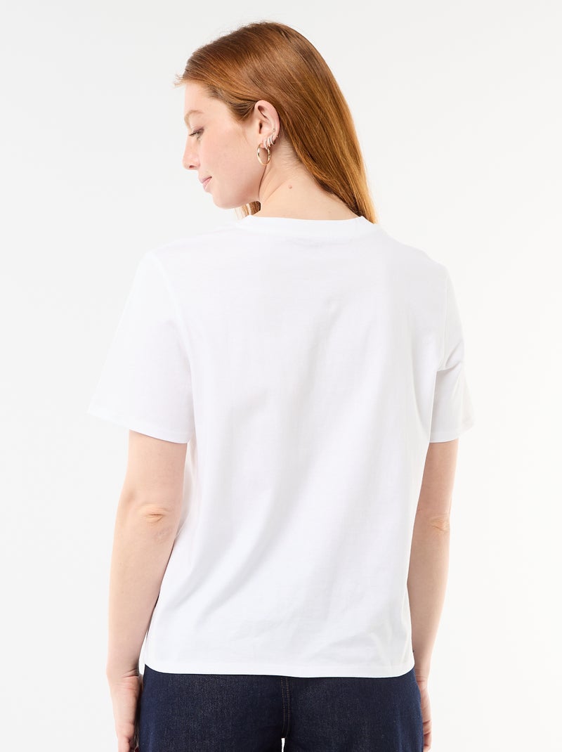 T-shirt 'Stitch' 'Disney' Wit - Kiabi