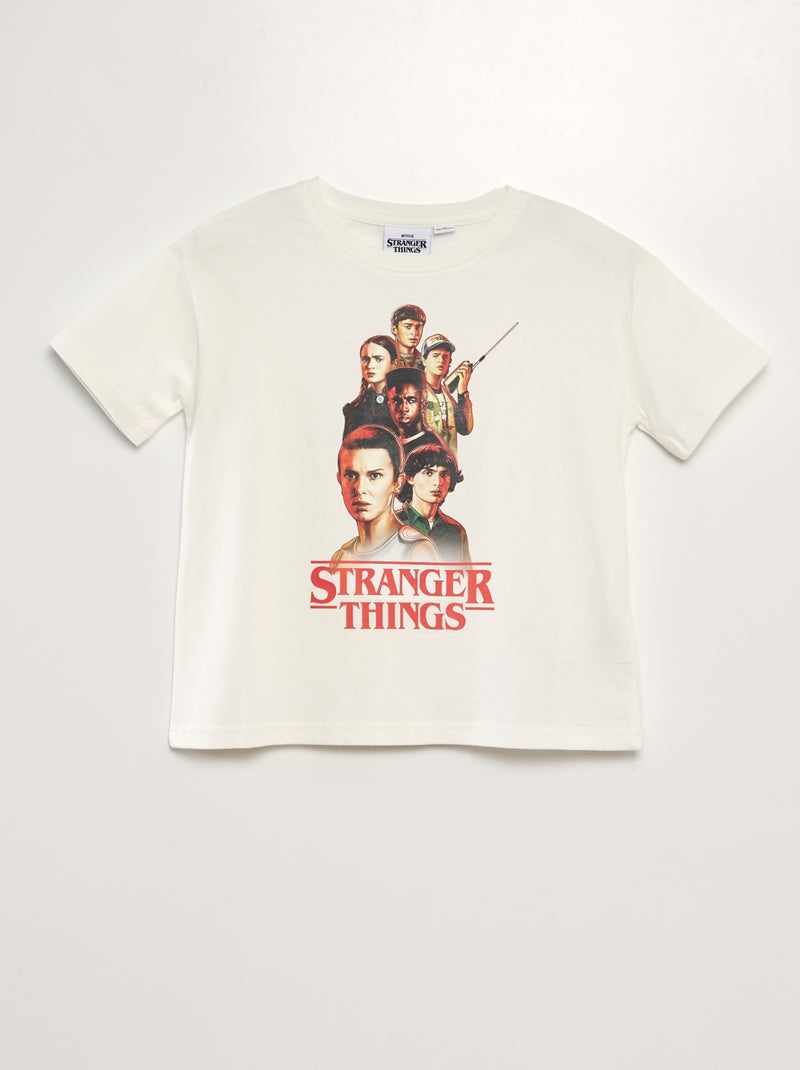 T-shirt 'Stranger Things' WIT - Kiabi