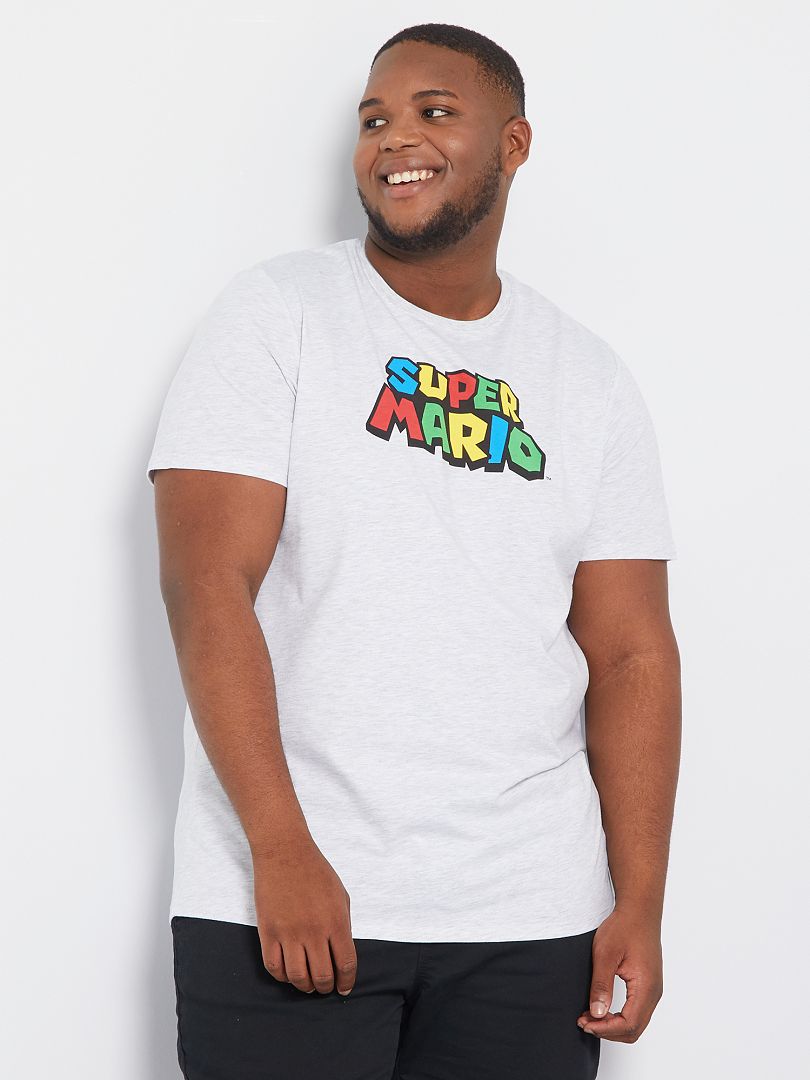 T-shirt 'Super Mario' GRIJS - Kiabi