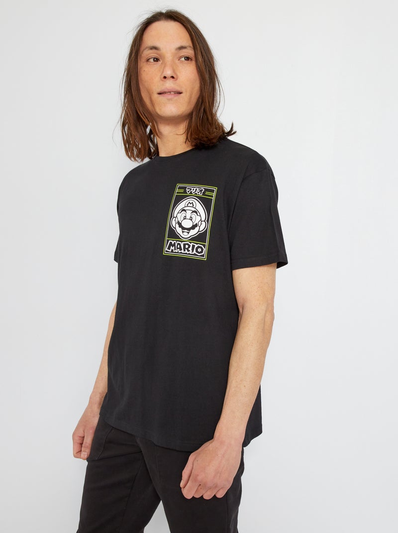 T-shirt 'Super Mario' zwart - Kiabi