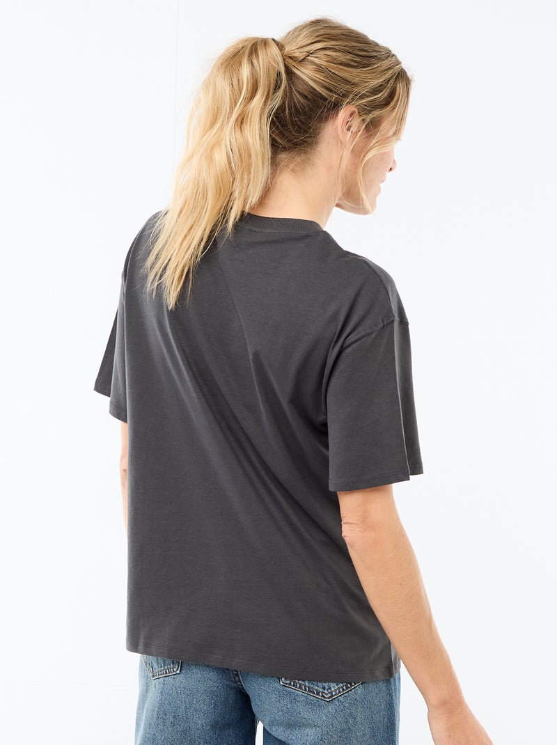 T-shirt 'The Rolling Stones' Zwart - Kiabi