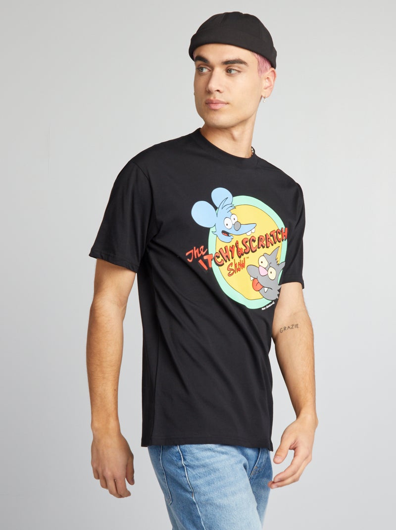 T-shirt 'The Simpsons' zwart - Kiabi