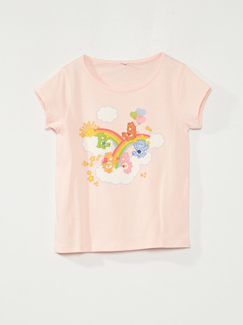 T-shirt 'Troetelbeertjes' roze - Kiabi