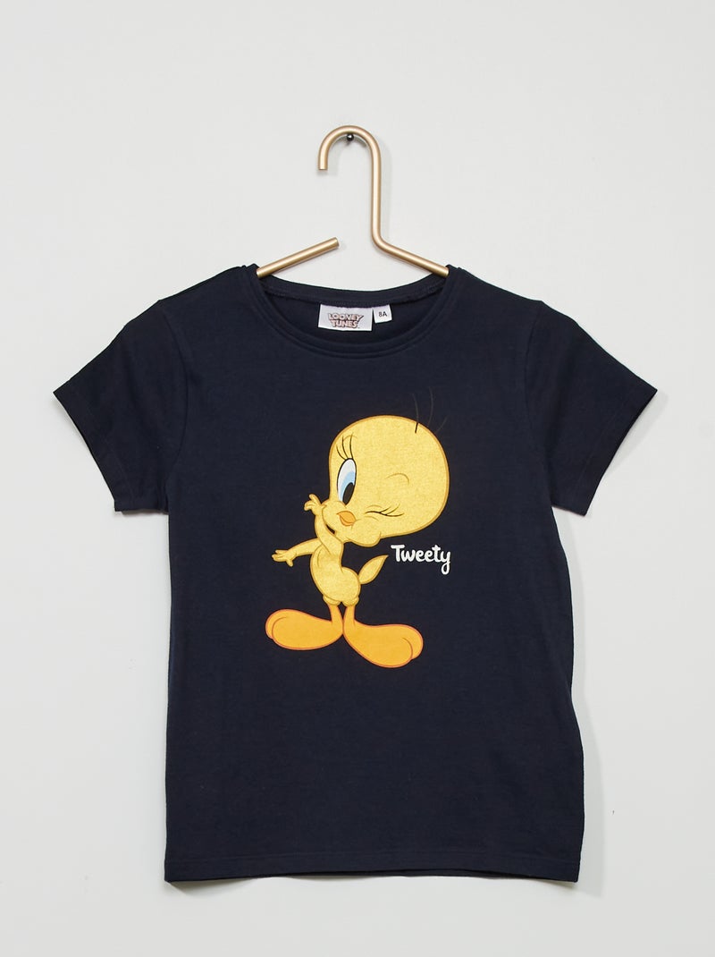 T-shirt 'Tweety' 'Looney Tunes' BLAUW - Kiabi
