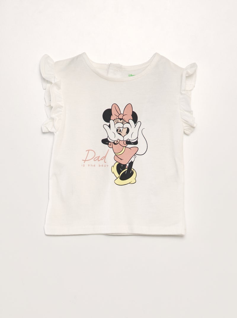T-shirt 'Vaderdag' 'Disney' WIT - Kiabi