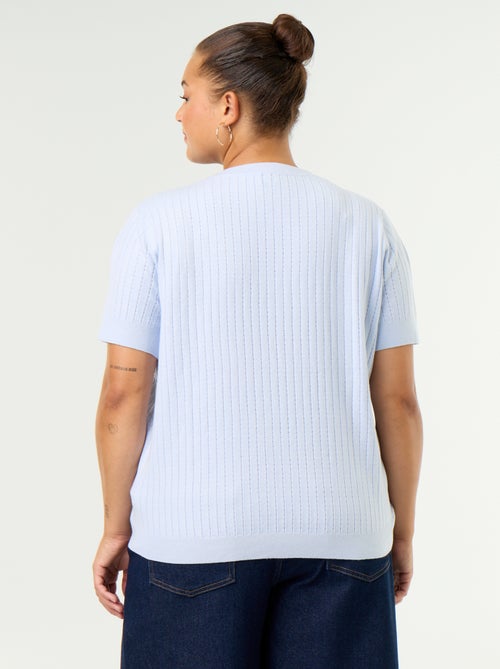 T-shirt van ajourbreisel - Kiabi