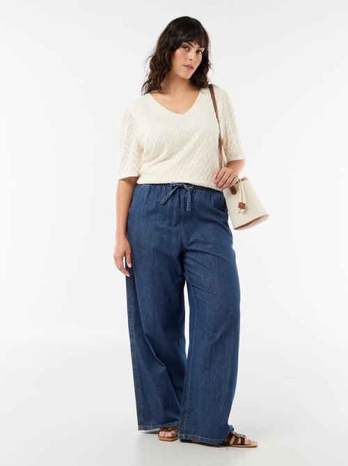 T-shirt van ajourkanten - Kiabi