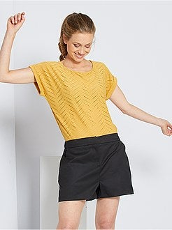 T-shirt van ajourtricot - Kiabi