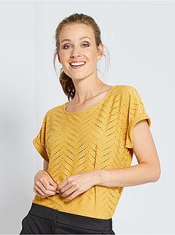 T-shirt van ajourtricot - Kiabi