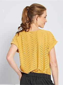 T-shirt van ajourtricot - Kiabi