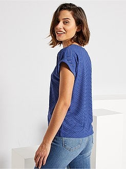 T-shirt van ajourtricot - Kiabi