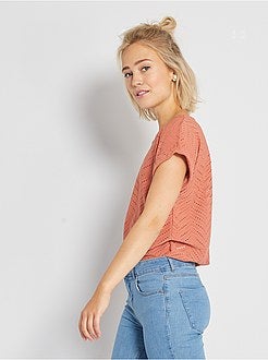 T-shirt van ajourtricot - Kiabi