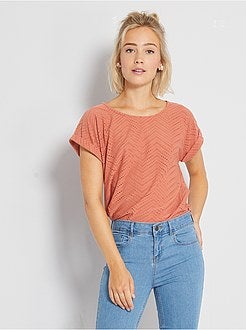 T-shirt van ajourtricot - Kiabi