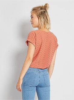 T-shirt van ajourtricot - Kiabi