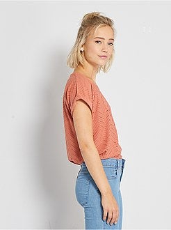 T-shirt van ajourtricot - Kiabi