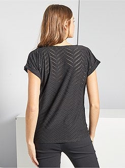 T-shirt van ajourtricot - Kiabi