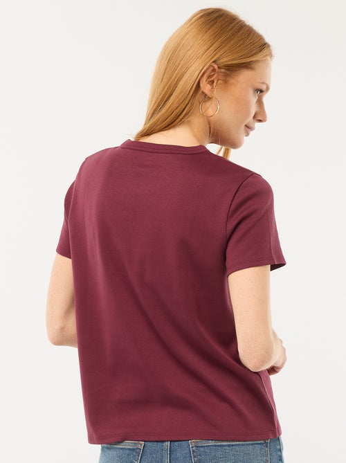 T-shirt van dik katoen - Kiabi