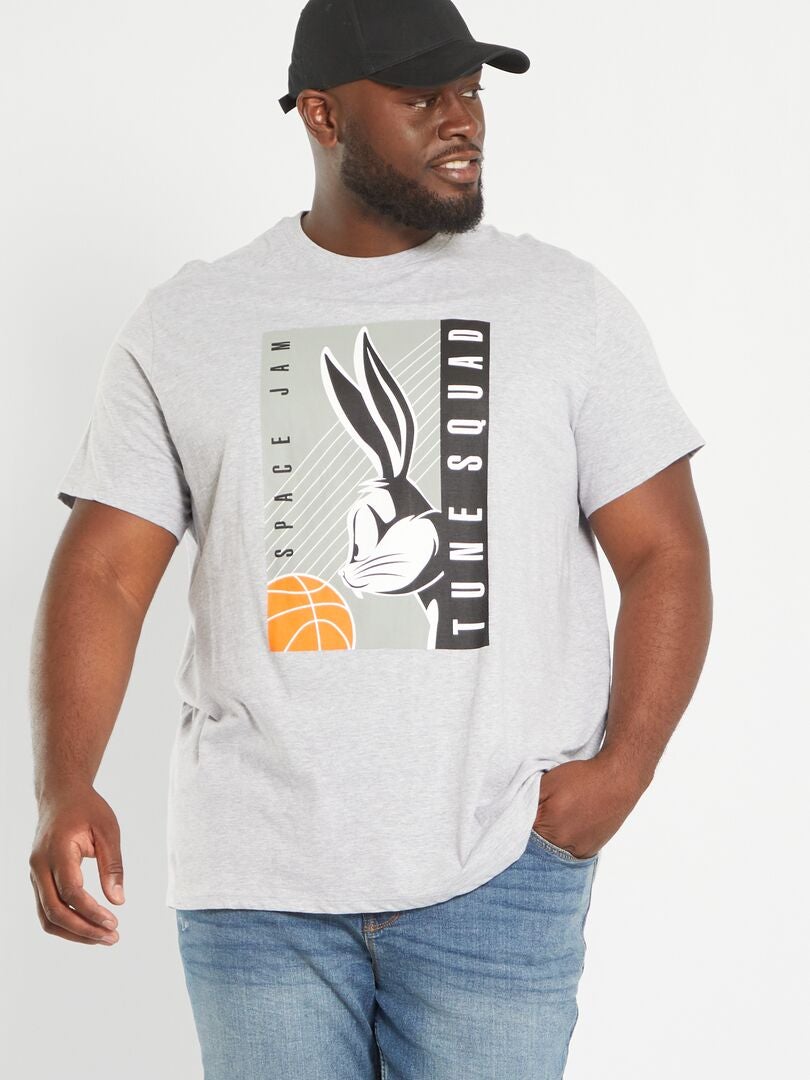 T-shirt van jersey 'Bugs Bunny' GRIJS - Kiabi