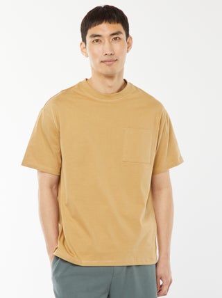 T-shirt van jersey met korte mouw