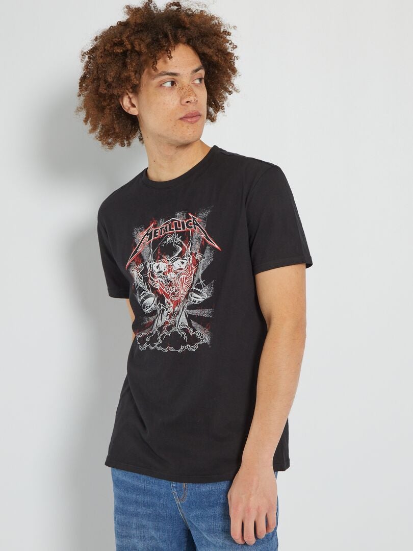 T shirt metallica kiabi new arrivals