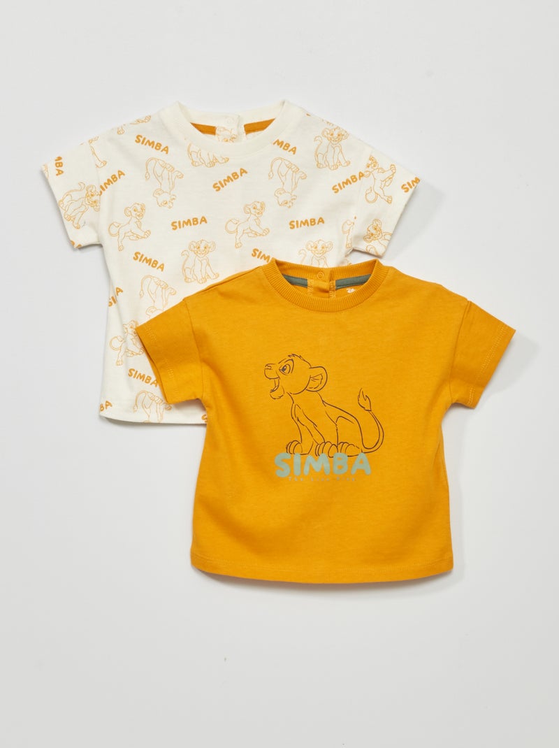 T-shirt van jerseystof 'Disney' GEEL - Kiabi