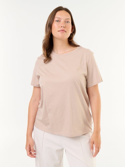 T-shirt van jerseystof met korte mouwen - Kiabi T-shirt van jerseystof met korte mouwen - Kiabi
