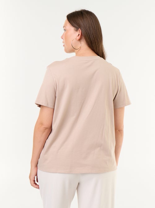 T-shirt van jerseystof met korte mouwen - Kiabi T-shirt van jerseystof met korte mouwen - Kiabi