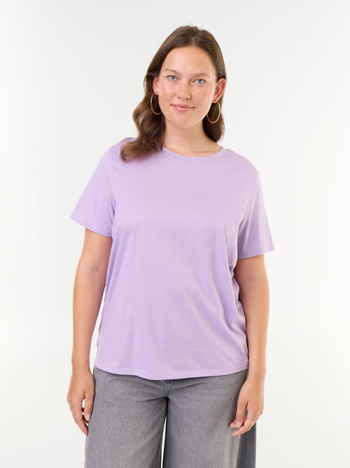 T-shirt van jerseystof met korte mouwen - Kiabi T-shirt van jerseystof met korte mouwen - Kiabi