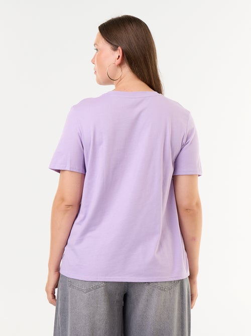 T-shirt van jerseystof met korte mouwen - Kiabi T-shirt van jerseystof met korte mouwen - Kiabi